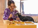 ワンちゃん食事風景