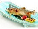 鮎の化粧焼き