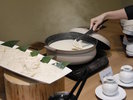 【ビュッフェ:ご朝食】日光名産「湯葉しゃぶ」をお愉しみいただけます(一例)
