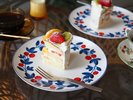 アニバーサリープランのケーキはフルーツたっぷり♪(4名様のサイズ)ご人数に合わせてお作りいたします。