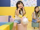 小さなお子さまが自由に楽しめる「わくわくひろば」。安全・安心な遊具スペースです。