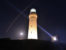 【角島灯台】冬シーズンはライトアップイベントが行われます