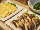 【朝食バイキング】メニュー例☆焼き魚と玉子焼き