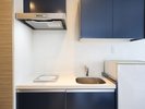 【ツインルーム てぃーちの部屋/23u/禁煙】モダンなキッチンで快適な長期滞在を実現