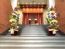 【1月】階段装飾例：門松