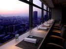 【日本料理 なかのしま】地上110mから大阪市街を一望。カップルに人気のカウンター席。