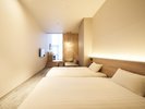 テラス付きツインベッドとソファベッドのお部屋 お部屋に段差有