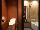 和洋室ツインはバストイレがセパレートです