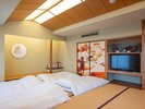 和室20畳お布団を敷いた状態です