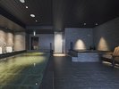 サウナ→水風呂→整いへ♪ 営業時間 15時〜24時6時〜9時 お部屋着&室内スリッパでご利用Ok♪