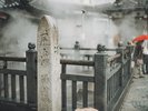 湯村温泉(ホテルから車で30分):98度の熱泉が湧く荒湯を中心に、春来川に沿い温泉街が発展しました