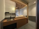 玄関にはわんちゃん専用足洗い場を設置しております。