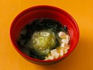 朝食バイキング:味噌汁