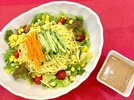 夏季限定☆【ラーメンサラダ】北海道発祥のご当地グルメ!2種類のドレッシングでお楽しみください♪