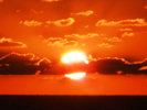 入道崎 夕陽