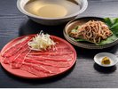夕食イメージ(馬しゃぶ)※メニュー内容は季節や仕入れ状況により変更する場合がございます。