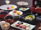 田んぼの湯和洋会席プランのお食事はこちらです。　季節・仕入れにより食材が変わる場合がございます。
