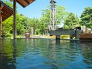 【混浴大露天風呂】田んぼの湯。湯あみ着着用で入る混浴大露天は女性でも安心です。