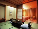 【湯の華の郷】温泉付き客室でくつろぎのひと時を