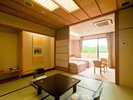 【新館「龍宮殿」】本間8畳/ツインベッドルーム バス・ウオシュレットトイレ完備