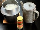 【ご夕食】瓶に入った彩鮮やかなお茶漬け(一例)