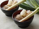 ■<夕食ビュッフェ>ねぎそば ※一例です。仕入れ状況等により変更になる場合がございます。