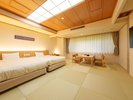 ■朱雀亭 和室モダン(ベッド2台)(山側)※2020年客室リニューアル