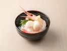 手のひら丼:甘エビ&小柱丼