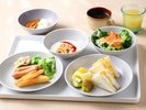 洋食メニューの取り分けイメージ