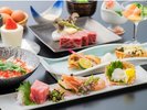 春の会席料理(一例)
