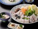 *【食事】3年とらふぐ+白子コース