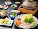 *【食事】鱧しゃぶコース
