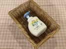 お子様用無料貸出のベビーソープ。フロントにてございますのでお声がけください。※数に限りがございます。