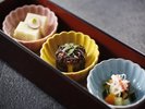 【土地の恵み会席】夏(2026年6月〜8月)前菜一例※写真はイメージです