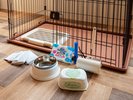 わんちゃん用グッズとケージ