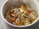 【季節/土地の恵み会席】秋(9月〜11月)舞茸香りご飯 ※イメージ