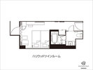 ハリウッドツインルーム平面図