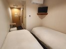 コンパクトツイン90cm幅シングルベッドが2台の コンパクトなお部屋です♪