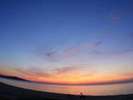 夕焼け空のコントラスト