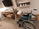 車椅子も通れる広々の通路