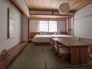 【和洋室〜藤 FUJI/文化財ビュー】2・3・4階のスタンダードツインのお部屋です。