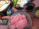 松阪牛をお鍋でいただきます★
