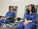 ととのいイスで自然とこぼれる笑顔。