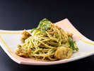 【ランチ】ホタテ小柱のジェノベーゼ