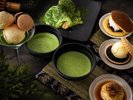 ◇MATCHA CAFE:九州を代表する八女抹茶と鹿児島抹茶を使用したドリンクやスイーツをご用意しています。