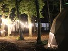 【施設】夜9時に消灯となります。消灯後は、ドームの中でカーテン閉めてお過ごし下さい。