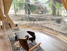 【客室】グランピングドーム/39平米/シングルベッド×4台