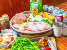 とろりとろけるジューシーな口当たり山梨県産甲州富士桜ポークと味わい深い国産牛の肉肉BBQセット