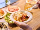 朝食はお部屋への持ち帰りもOK!プライベートな時間をのんびりお過ごしいただけます。