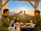 阿蘇の景色を見ながらお食事をお楽しみください♪